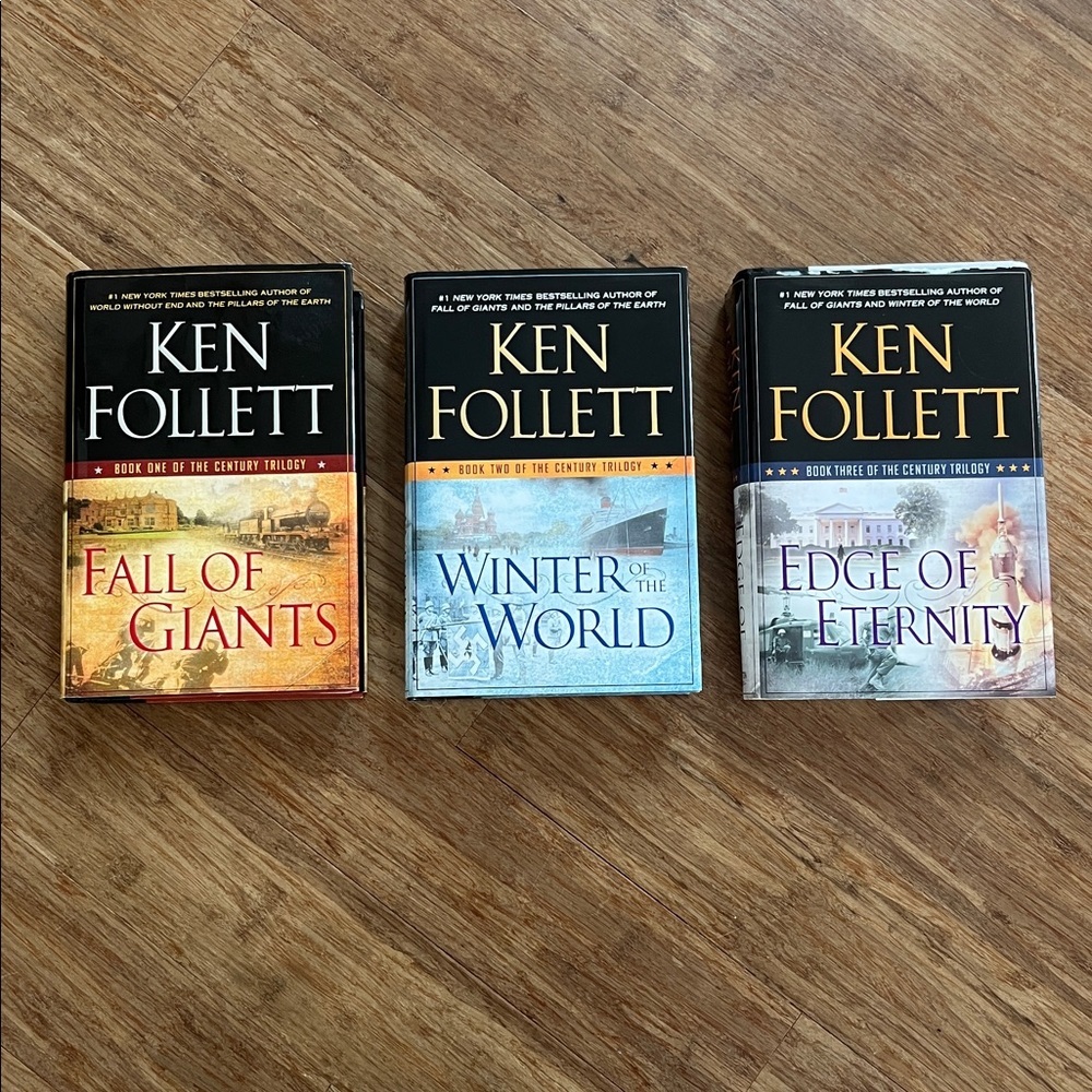 Ken Follett Complete Century Trilogy Hardcover Bundle